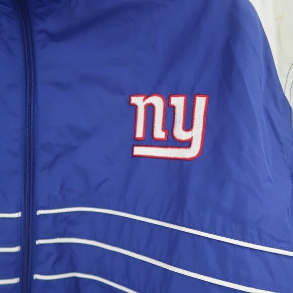 NFL New York Giants Full Zip Windbreaker Style Jacket Size XXL - Picture 3 of 8